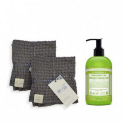 KlipShop Linen Tales Rankšluosčių rinkinys ir muilo rinkinys Lavender 