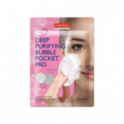 Purederm Deep Cleansing Bubble Pocket Pad Putojantys valomieji diskeliai veidui 1 vnt.