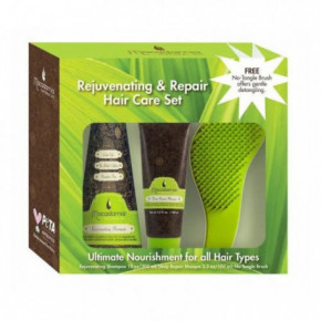 Macadamia Rejuvenating and Repair Hair Care Set Plaukų priežiūros priemonių rinkinys 300ml+100ml