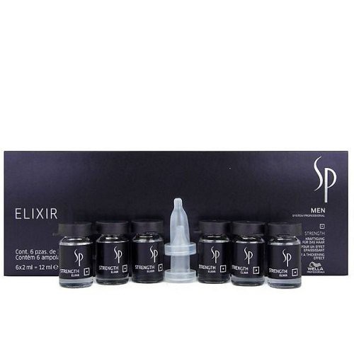 Wella SP Strength Elixir Plaukus stiprinantis ir apimtį didinantis eliksyras 6x2ml