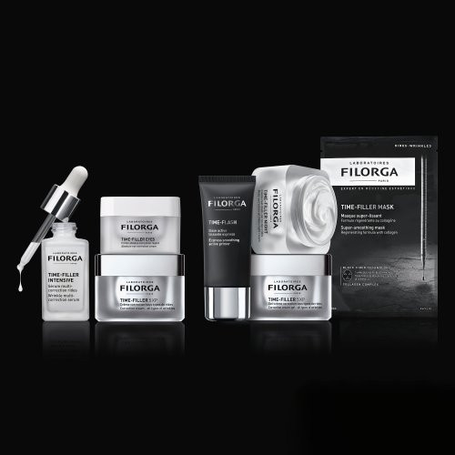 Filorga Time-Filler 5XP Cream Gel Veido kremas iškart 5 tipų raukšlių korekcijai, mišriai, riebiai odai 50ml