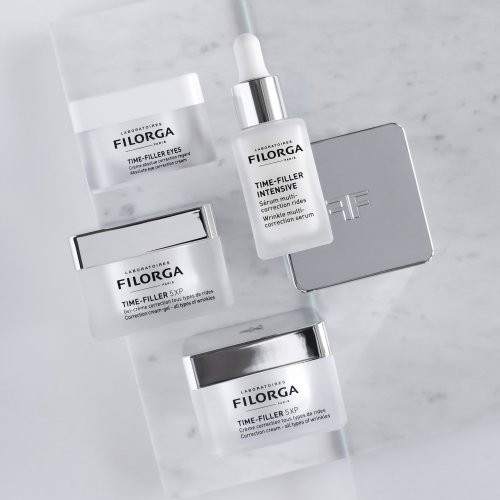 Filorga Time-Filler 5XP Cream Gel Veido kremas iškart 5 tipų raukšlių korekcijai, mišriai, riebiai odai 50ml