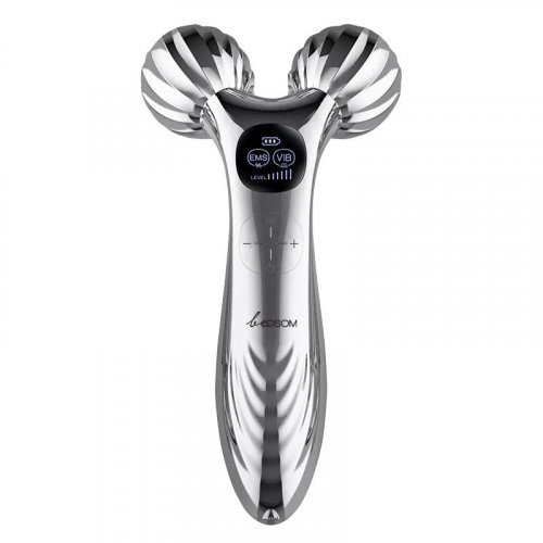 Be OSOM Face Roller Massager Vibruojantis veido ir kūno masažuoklis Silver