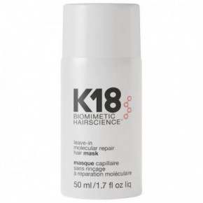 K18 Leave-In Molecular Repair Hair Mask Atjaunojoša nenoskalojama maska matiem 50ml
