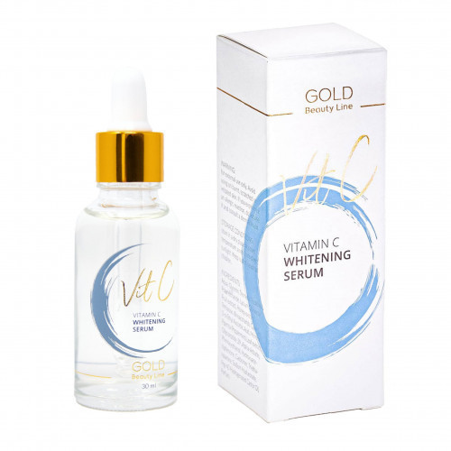 Gold Beauty Line Vitamin C Whitening Serum Šviesinantis vitamino C serumas 30ml