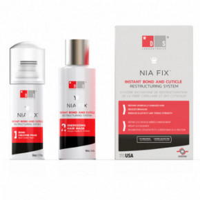 DS Laboratories NIA Fix Instant Bond and Cuticle Restructuring System Plaukų atstatymo sistema 100ml+50ml