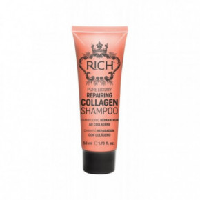 Rich Pure Luxury Repairing Collagen Shampoo Ar kolagēnu bagāts atjaunojošs matu šampūns 50ml