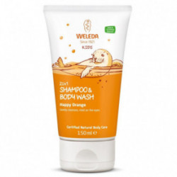 Weleda Happy Orange 2in1 Shampoo & Body Wash Vaikiškas prausiklis odai ir plaukams 150ml