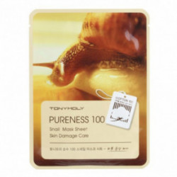 TONYMOLY Pureness 100 Snail Sheet Mask Veido kaukė su sraigiu mucinu 21ml