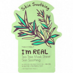 TONYMOLY I'm Real Tea Tree Sheet Mask Drėkinanti veido kaukė 21ml