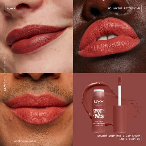 NYX Professional Makeup Smooth Whip Matte Lip Cream Matiniai lūpų dažai 4ml