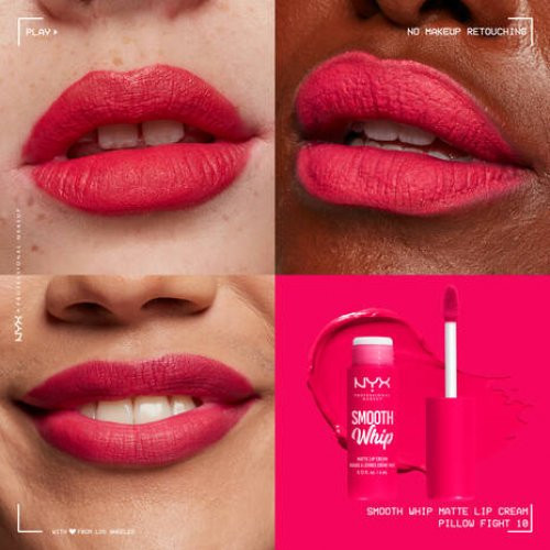 NYX Professional Makeup Smooth Whip Matte Lip Cream Matiniai lūpų dažai 4ml