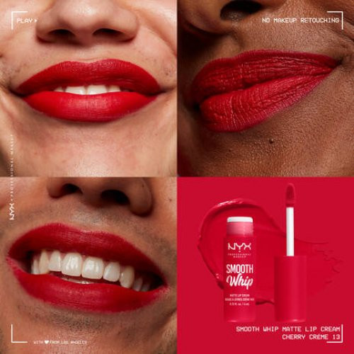 NYX Professional Makeup Smooth Whip Matte Lip Cream Matiniai lūpų dažai 4ml