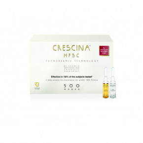 Crescina Transdermic Technology Complete Treatment 500 Woman Ampullid hõrenevatele juustele (naistele) 40amp. (20+20)