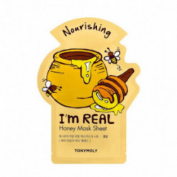 TONYMOLY I'm Real Honey Sheet Mask Maitinamoji lakštinė veido kaukė 1 vnt.