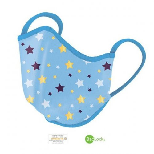 Norwex Face Mask Vaikiška daugkartinio naudojimo veido kaukė All The Stars