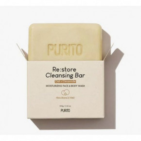 Purito Re:store Cleansing Bar Moisturizing Face & Body Wash Seep näo ja keha jaoks 100g