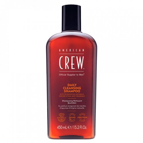 American Crew Daily Cleansing Shampoo Kasdienis plaukų šampūnas - pažeista pakuotė 450ml 