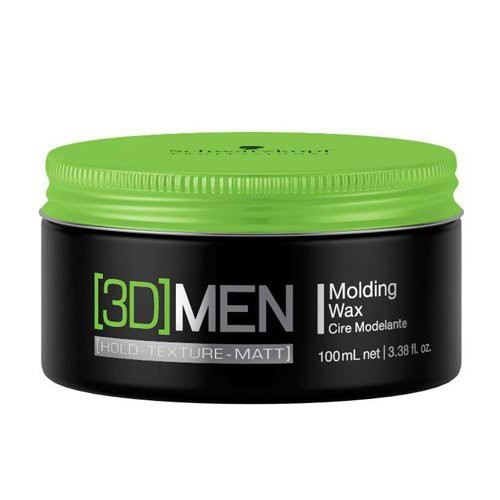 Schwarzkopf Professional 3D Men Molding Wax Vidutinės fiksacijos formavimo vaškas 100ml