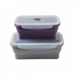 Norwex Silicone Food Storage Containers Silikoninės dėžutės maisto laikymui 2 vnt.