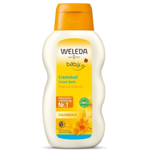 Weleda Calendula Baby Cream Bath Kreminis pienelis į vonelę su medetkomis 200ml