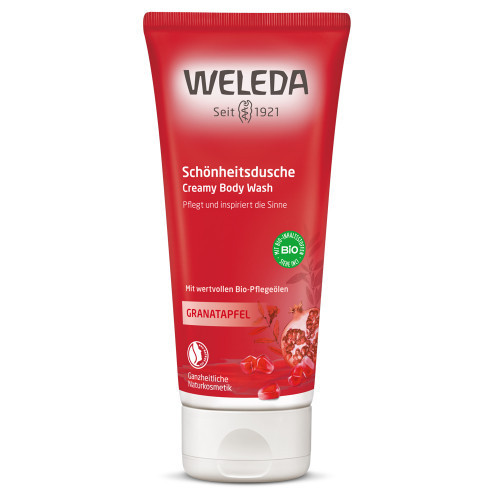 Weleda Pomegranate Creamy Body Wash Kreminis kūno prausiklis su granatais 200ml