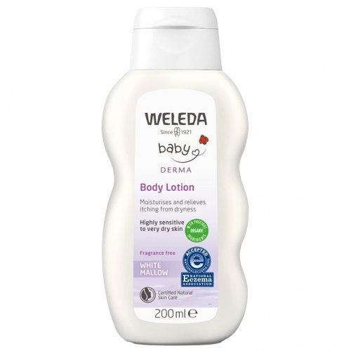 Weleda White Mallow Body Lotion Kūno pienelis su svilarožėmis 200ml