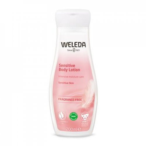 Weleda Sensitive Body Lotion Raminamasis kūno losjonas 200ml