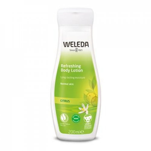 Weleda Citrus Refreshing Body Lotion Ekspres 24h drėkinantis kūno losjonas 200ml