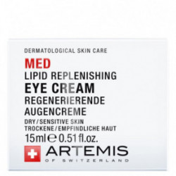 ARTEMIS MED Lipid Replenishing Eye Cream Lipidų balansą atkuriantis paakių kremas 15ml