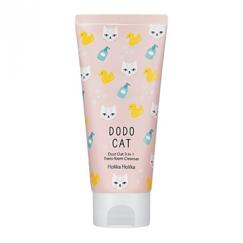 Holika Holika Dust Out Dodo 3 in 1 Transform Cleansing Foam valomosios putos 120ml