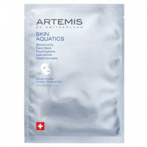 ARTEMIS Skin Aquatics Moisturising Face Mask Drėkinamoji lakštinė veido kaukė 20ml