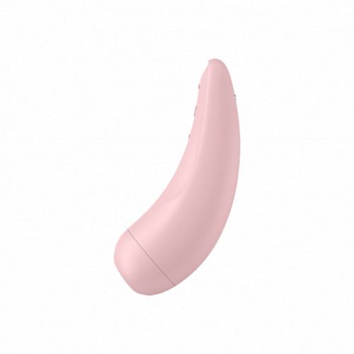 Satisfyer Curvy 2+ Air Pulse Stimulator + Vibration Klitorio stimuliatorius Pale Pink