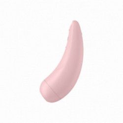 Satisfyer Curvy 2+ Air Pulse Stimulator + Vibration Klitorio stimuliatorius Pale Pink