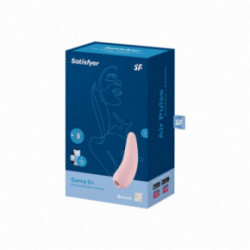 Satisfyer Curvy 2+ Air Pulse Stimulator + Vibration Klitorio stimuliatorius Pale Pink