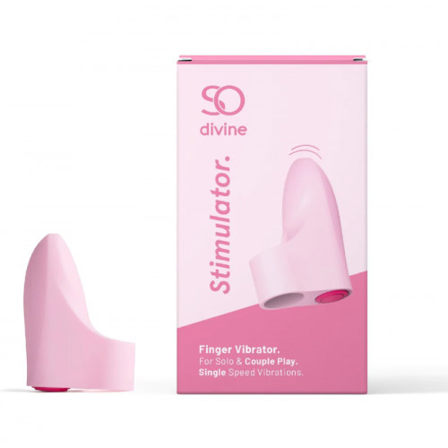 So Divine Stimulator Self-Pleasure Finger Vibrator Vibruojantis antpirštis 1 vnt.