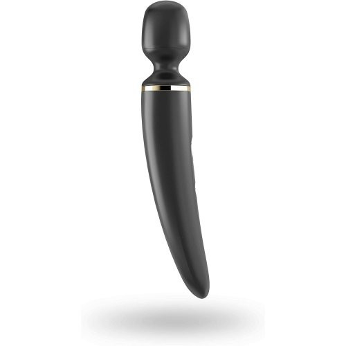 Satisfyer Satisfyer Wand-er Woman Wand Vibrator Vibruojantis masažuoklis Black