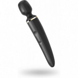 Satisfyer Satisfyer Wand-er Woman Wand Vibrator Vibruojantis masažuoklis Black