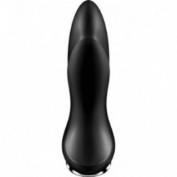 Satisfyer Rotator Plug 1+ Plug Vibrator Analinis kaištis Black