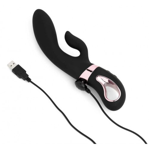 So Divine Black Magic Rechargeable Rabbit Vibrator Vibratorius 1 vnt.