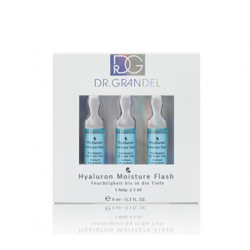 Dr. Grandel Hyaluron Moisture Flash Aktyvaus koncentrato ampulės 3x3ml