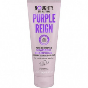 Noughty Purple Reign Shampoo Geltonus plaukų atspalvius koreguojantis šampūnas su mėlynių ir juodųjų serbentų ekstraktais 250ml
