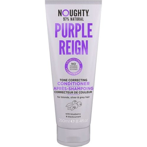 Noughty Purple Reign Conditioner Geltonus plaukų atspalvius koreguojantis kondicionierius su mėlynių ir juodųjų serbentų ekstraktais 250ml