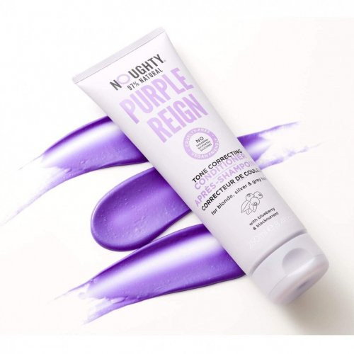 Noughty Purple Reign Conditioner Geltonus plaukų atspalvius koreguojantis kondicionierius su mėlynių ir juodųjų serbentų ekstraktais 250ml