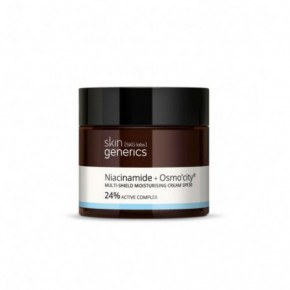 Skin Generics Niacinamide + Osmo'city Multi-Shield Moisturising Cream Drėkinantis veido kremas su SPF30 50ml