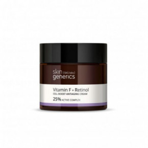 Skin Generics Vitamin F + Retinol Cell Boost Anti-Aging Cream Retinooli ja F-vitamiiniga näokreem 50ml