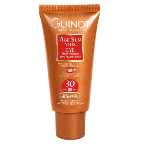 Guinot Eye Anti-Ageing Sun Protection Priešraukšlinis akių kontūro kremas nuo saulės SPF30 15ml Guinot Eye Anti-Ageing Sun Protection Priešraukšlinis akių kontūro kremas nuo saulės SPF30 15ml