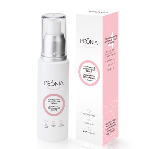 Peonia Jauninantis drėkinamasis kremas 50ml Peonia Jauninantis drėkinamasis kremas 50ml