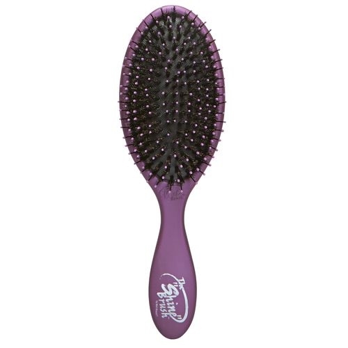 The Wet Brush The Shine Ovalus šepetys plaukams su natūraliais šereliais (violetinis) The Wet Brush The Shine Ovalus šepetys plaukams su natūraliais šereliais (violetinis)